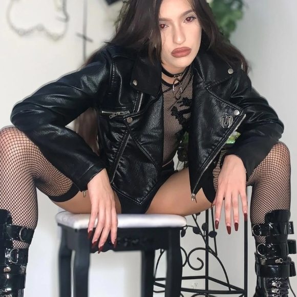 ! SOLD ON MERC! (XS) Hell To Pay Moto Jacket - Picture 2 of 2